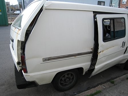 Toyota Back Side Van